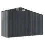 Garden shed anthracite galvanized steel 277x93x179 cm by vidaXL, Sheds - Ref: Foro24-364518, Price: 304,52 €, Discount: %