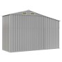 Gartenschuppen aus grau verzinktem Stahl, 277 x 93 x 179 cm von vidaXL, Schuppen - Ref: Foro24-364516, Preis: 265,56 €, Rabat...