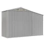 Gartenschuppen aus grau verzinktem Stahl, 277 x 93 x 179 cm von vidaXL, Schuppen - Ref: Foro24-364516, Preis: 256,19 €, Rabat...