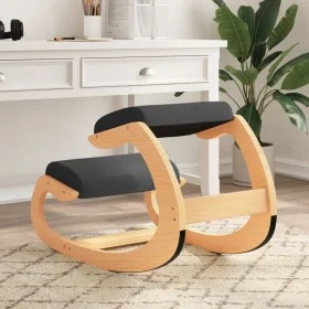 Taburete rodillas madera contrachapada abedul negro 55x84x55 cm de vidaXL, Mecedoras - Ref: Foro24-110332, Precio: 108,75 €, ...