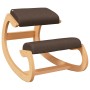 Taburete rodillas madera contrachapada abedul marrón 55x84x55cm de vidaXL, Mecedoras - Ref: Foro24-110331, Precio: 110,36 €, ...