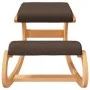 Taburete rodillas madera contrachapada abedul marrón 55x84x55cm de vidaXL, Mecedoras - Ref: Foro24-110331, Precio: 108,52 €, ...
