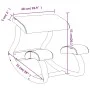 Birch plywood cream knee stool 48x71x51 cm by vidaXL, Rocking chairs - Ref: Foro24-110330, Price: 100,56 €, Discount: %