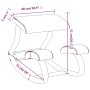 Taburete rodillas madera contrachapada abedul crema 48x71x51 cm de vidaXL, Mecedoras - Ref: Foro24-110330, Precio: 100,25 €, ...