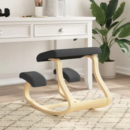Black birch plywood knee stool 48x71x51cm by vidaXL, Rocking chairs - Ref: Foro24-110329, Price: 118,62 €, Discount: %
