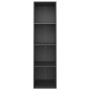 Black plywood bookcase/TV cabinet 36x30x143 cm by vidaXL, Bookcases and shelves - Ref: Foro24-800145, Price: 64,60 €, Discoun...