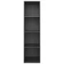 Schwarzes Bücherregal/TV-Schrank aus Sperrholz, 36 x 30 x 143 cm von vidaXL, Bücherregale und Regale - Ref: Foro24-800145, Pr...