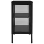 Sideboard aus schwarzem Stahl und Glas, 70 x 35 x 70 cm von vidaXL, Sideboards - Ref: Foro24-336064, Preis: 150,37 €, Rabatt: %