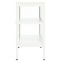 Sideboard aus Stahl und weißem Glas 70x35x70 cm von vidaXL, Sideboards - Ref: Foro24-336065, Preis: 147,38 €, Rabatt: %