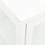 Sideboard aus Stahl und weißem Glas 70x35x70 cm von vidaXL, Sideboards - Ref: Foro24-336065, Preis: 145,08 €, Rabatt: %