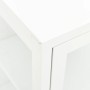 Sideboard aus Stahl und weißem Glas 70x35x70 cm von vidaXL, Sideboards - Ref: Foro24-336065, Preis: 147,38 €, Rabatt: %