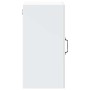 Armario pared para cocina puerta cristal Lucca blanco brillante