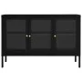 Sideboard aus Stahl und schwarzem Glas 105x35x70 cm von vidaXL, Sideboards - Ref: Foro24-336067, Preis: 241,55 €, Rabatt: %