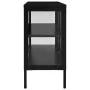 Sideboard aus Stahl und schwarzem Glas 105x35x70 cm von vidaXL, Sideboards - Ref: Foro24-336067, Preis: 241,55 €, Rabatt: %
