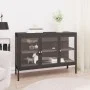 Anthracite gray steel and glass sideboard 105x35x70 cm by vidaXL, Sideboards - Ref: Foro24-336069, Price: 221,51 €, Discount: %