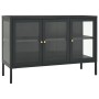 Anthracite gray steel and glass sideboard 105x35x70 cm by vidaXL, Sideboards - Ref: Foro24-336069, Price: 225,80 €, Discount: %