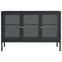 Anthracite gray steel and glass sideboard 105x35x70 cm by vidaXL, Sideboards - Ref: Foro24-336069, Price: 225,80 €, Discount: %