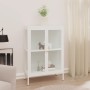 Sideboard aus Stahl und weißem Glas 75x35x105 cm von vidaXL, Sideboards - Ref: Foro24-336071, Preis: 181,20 €, Rabatt: %