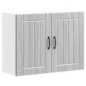 Armario de pared cocina Lucca madera contrachapada gris sonoma