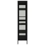 Steel and black tempered glass display case 90x40x180 cm by vidaXL, Lockers and storage cabinets - Ref: Foro24-336079, Price:...