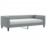 Schlafsofa mit hellgrauer Stoffmatratze 90x190 cm von vidaXL, Betten und Lattenroste - Ref: Foro24-3196570, Preis: 324,05 €, ...