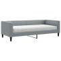 Sofá cama con colchón tela gris claro 90x190 cm de vidaXL, Camas y somieres - Ref: Foro24-3196570, Precio: 342,35 €, Descuent...