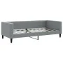 Schlafsofa mit hellgrauer Stoffmatratze 90x190 cm von vidaXL, Betten und Lattenroste - Ref: Foro24-3196570, Preis: 324,05 €, ...