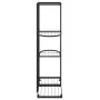Soporte de flores de 4 estantes de metal negro 43x22x76 cm de vidaXL, Soportes para macetas - Ref: Foro24-336108, Precio: 35,...