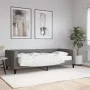 Sofa bed with dark gray fabric mattress 90x190 cm by vidaXL, Beds and slatted bases - Ref: Foro24-3196571, Price: 330,49 €, D...