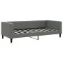 Sofa bed with dark gray fabric mattress 90x190 cm by vidaXL, Beds and slatted bases - Ref: Foro24-3196571, Price: 330,49 €, D...