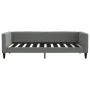 Sofa bed with dark gray fabric mattress 90x190 cm by vidaXL, Beds and slatted bases - Ref: Foro24-3196571, Price: 330,49 €, D...