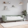 Sofa bed with light gray velvet mattress 90x190 cm by vidaXL, Beds and slatted bases - Ref: Foro24-3196680, Price: 311,32 €, ...