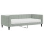Schlafsofa mit hellgrauer Samtmatratze 90x190 cm von vidaXL, Betten und Lattenroste - Ref: Foro24-3196680, Preis: 311,32 €, R...