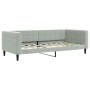 Schlafsofa mit hellgrauer Samtmatratze 90x190 cm von vidaXL, Betten und Lattenroste - Ref: Foro24-3196680, Preis: 311,32 €, R...