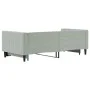 Sofá cama nido terciopelo gris claro 90x190 cm de vidaXL, Camas y somieres - Ref: Foro24-3196704, Precio: 246,31 €, Descuento: %