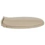Beige oval soft close toilet seat and lid by vidaXL, Toilet and bidet seats - Ref: Foro24-145820, Price: 44,62 €, Discount: %
