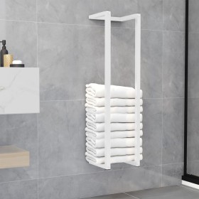 White steel towel rack 25x20x95 cm by vidaXL, Towel racks - Ref: Foro24-336117, Price: 36,91 €, Discount: %
