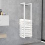 Toallero de acero blanco 25x20x95 cm de vidaXL, Toalleros - Ref: Foro24-336117, Precio: 36,71 €, Descuento: %