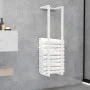 White steel towel rack 25x20x95 cm by vidaXL, Towel racks - Ref: Foro24-336117, Price: 36,08 €, Discount: %