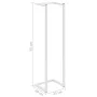 White steel towel rack 25x20x95 cm by vidaXL, Towel racks - Ref: Foro24-336117, Price: 36,08 €, Discount: %
