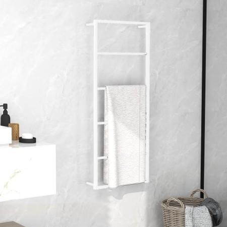 White steel towel rack 45x10x115 cm by vidaXL, Towel racks - Ref: Foro24-336119, Price: 47,99 €, Discount: %