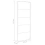 Toallero de acero blanco 45x10x115 cm de vidaXL, Toalleros - Ref: Foro24-336119, Precio: 47,66 €, Descuento: %