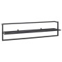 Black iron towel rack 95x25x22 cm by vidaXL, Towel racks - Ref: Foro24-336122, Price: 35,44 €, Discount: %