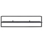 Black iron towel rack 95x25x22 cm by vidaXL, Towel racks - Ref: Foro24-336122, Price: 35,44 €, Discount: %