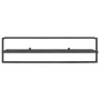 Black iron towel rack 95x25x22 cm by vidaXL, Towel racks - Ref: Foro24-336122, Price: 38,47 €, Discount: %