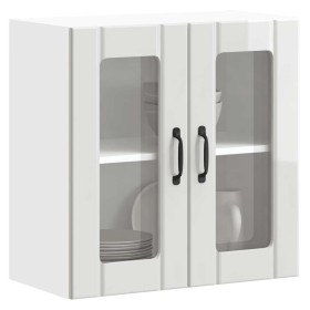 Armario de cocina de pared con puerta de cristal "Lucca"