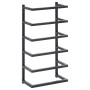 Black steel towel rack 24x12x48 cm by vidaXL, Towel racks - Ref: Foro24-336123, Price: 28,92 €, Discount: %