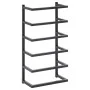 Black steel towel rack 24x12x48 cm by vidaXL, Towel racks - Ref: Foro24-336123, Price: 29,87 €, Discount: %