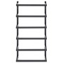 Black steel towel rack 24x12x48 cm by vidaXL, Towel racks - Ref: Foro24-336123, Price: 28,92 €, Discount: %