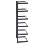 Black steel towel rack 24x12x48 cm by vidaXL, Towel racks - Ref: Foro24-336123, Price: 28,92 €, Discount: %